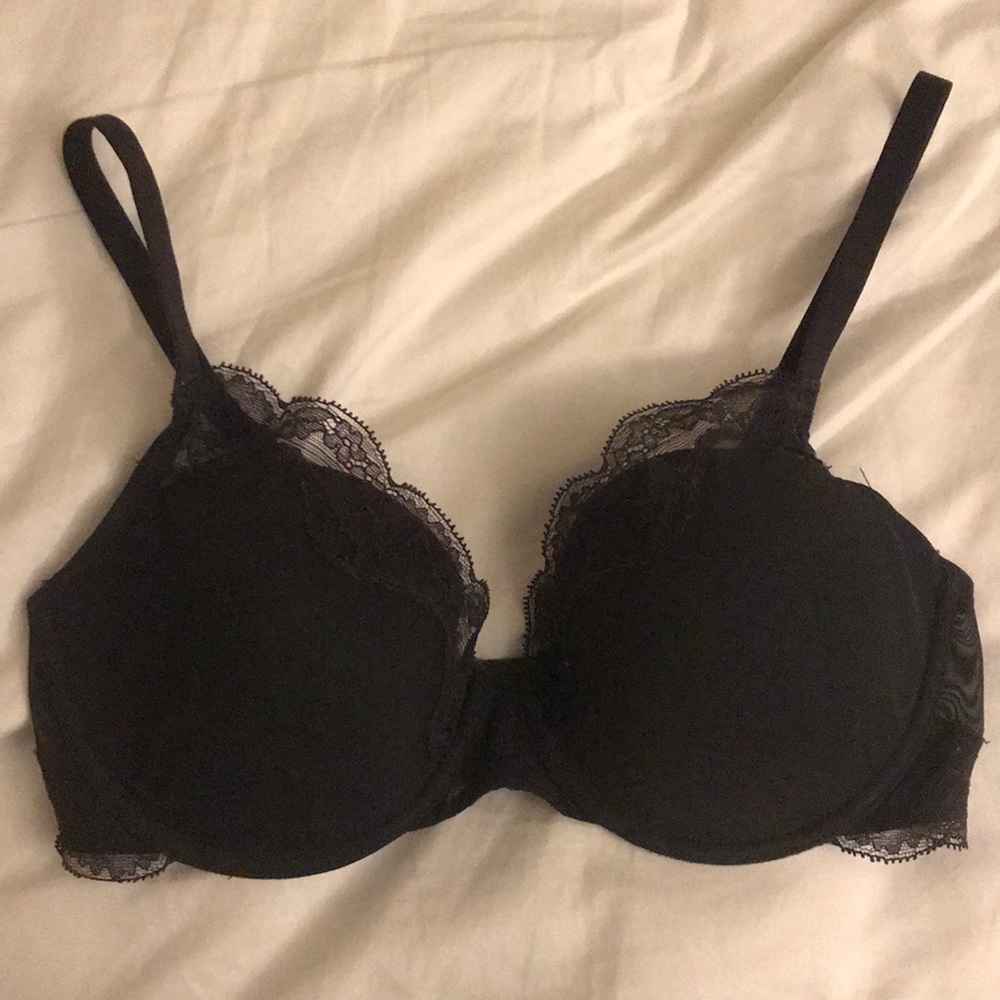 Black Natori Demi bra